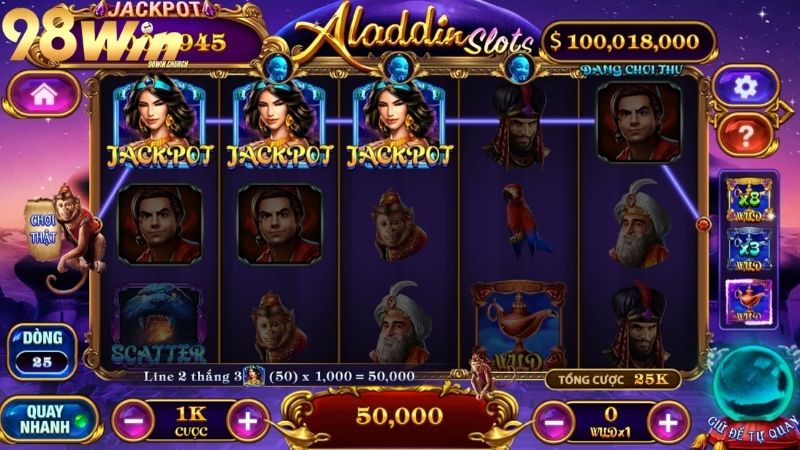 Aladdin: Game nổ hũ Aladdin, phiêu lưu và thắng lớn 6 Aladdin