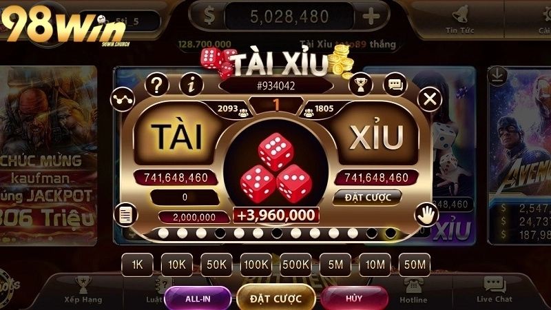 Tài Xỉu Online Tỷ Lệ Cao: Cơ Hội Nhận Thưởng Lớn Hấp Dẫn 6 Tài xỉu online tỷ lệ cao